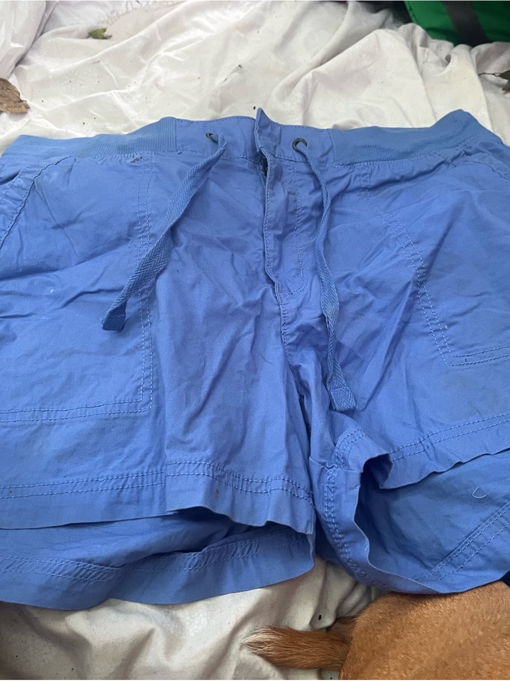 Woman’s Drawstring Swim/Beach Shorts in Blue